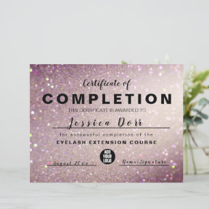 Ögonfransar Rose Gold Drippande Glitter Pris Kurs