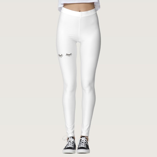 Ögonfransdamasker Leggings (Framsida)