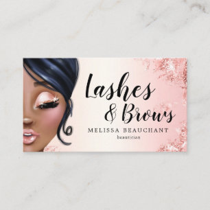 Ögonfranser för Luxe glitter för Makeupkonstnä Visitkort