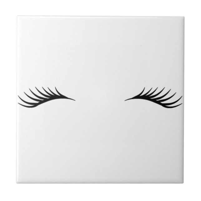 Ögonfranser Kakelplatta (Framsidan)