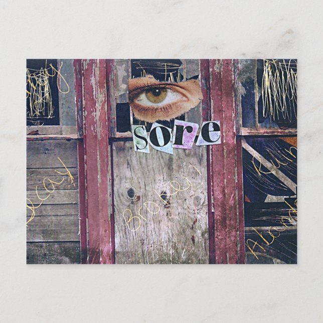 ögonfrestelse collage vykort (Framsida)