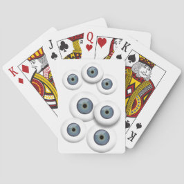 Ögonglob som leker kort casinokort