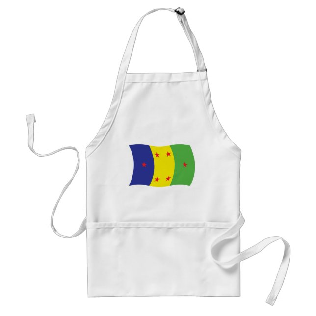 Ogoni Folkets Flagga Förkläde (Framsidan)