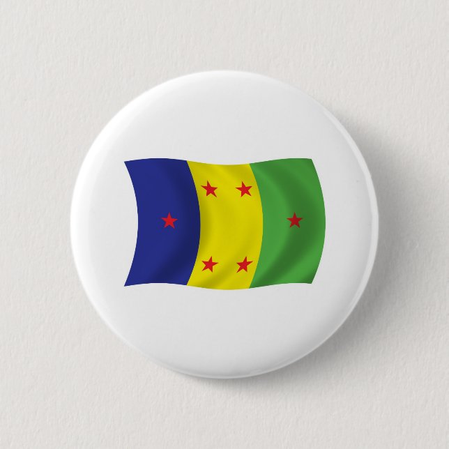 Ogoni Folkets Flagga Knapp (Framsida)