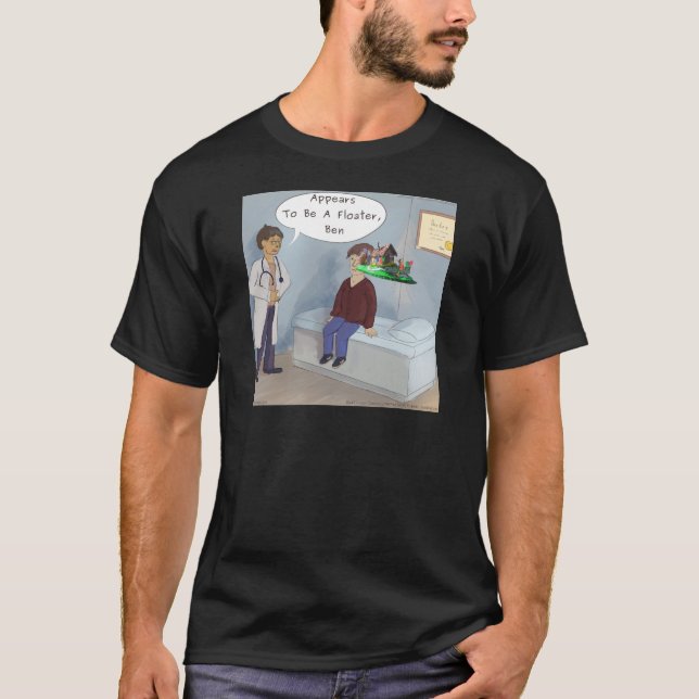 Ögonläkare hittar en paradisfloatare tee shirt (Framsida)