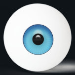 Ögonlob Pingisboll<br><div class="desc">Lustigt blåögd pong boll. Underbar för Halloween.</div>