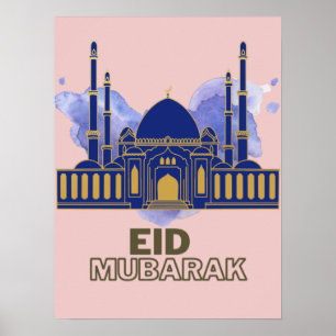 Ögonposter  Eid Mubarak poster