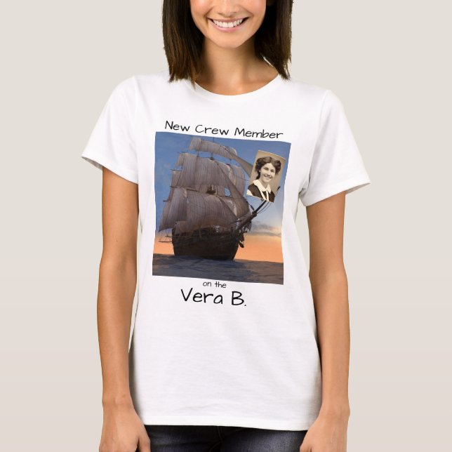 Ögonrötter, ny besättningsmedlem Vera B T-shirt (Framsida)