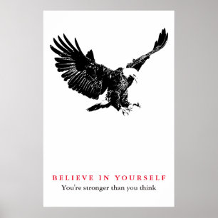 Ögont motivation tror på dig själv poster