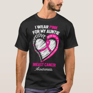 Ögont Rosa för min livliga bröstcancer T Shirt