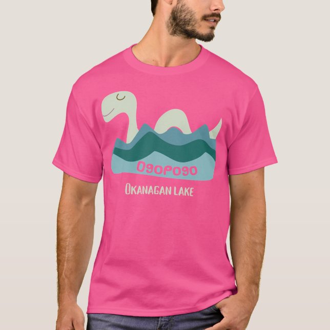 Ogopogo, Okanagan Sjö Monster T Shirt (Framsida)