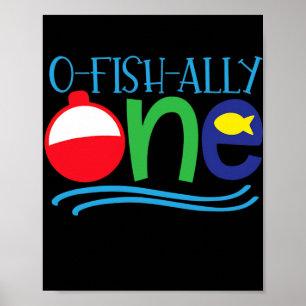 Ogosiskt ETT baby O fisk allihop ETT Poster