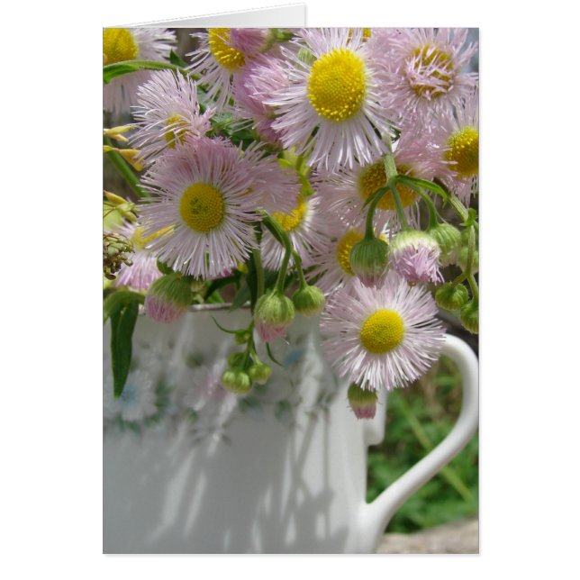 Ogräs Bouquet Hälsningskort (Framsidan)