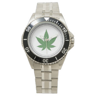 Ogräs Löv Vape Stoner Personlig Armbandsur