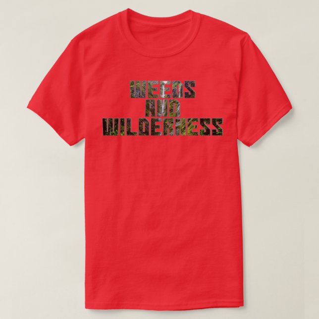 Ogräs och Wilderness T Shirt (Design framsida)