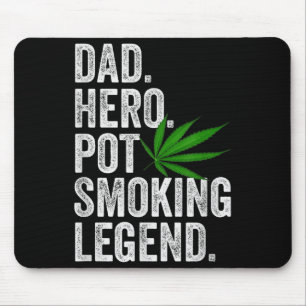 Ogräs Pappa Tröja Rolig Stoner Jul T Rökare Humor Musmatta