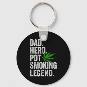 Ogräs Pappa Tröja Rolig Stoner Jul T Rökare Humor Nyckelring