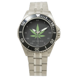 Ogräs Rökg Natur Blomma Armbandsur