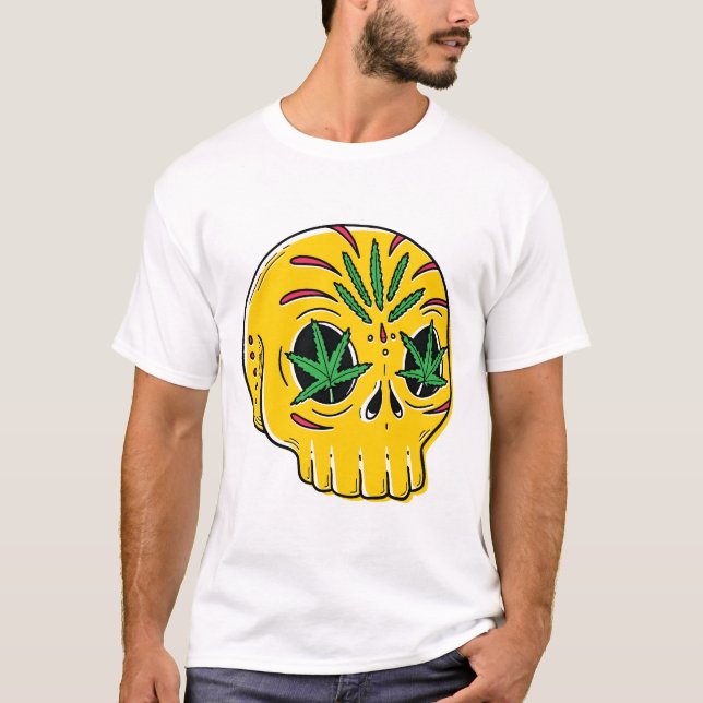 Ogräs Skull T-Shirt (Framsida)