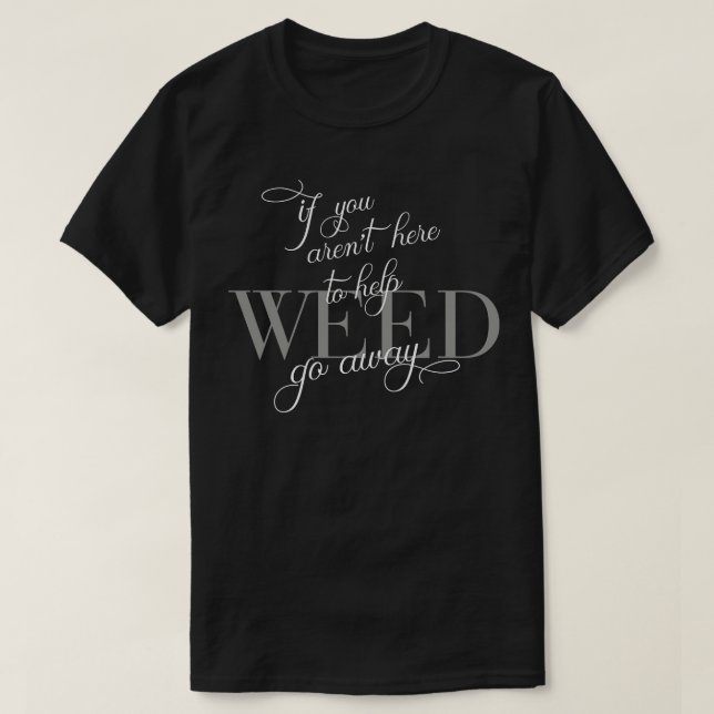 Ogräs T Shirt (Design framsida)