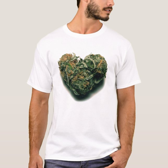 ogräshjärta t-shirt (Framsida)