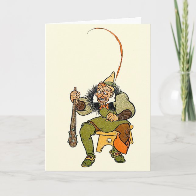 Ogre - Antik Barn Illustrationskort Kort (Framsida)