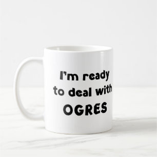 ogre deal med kaffemugg
