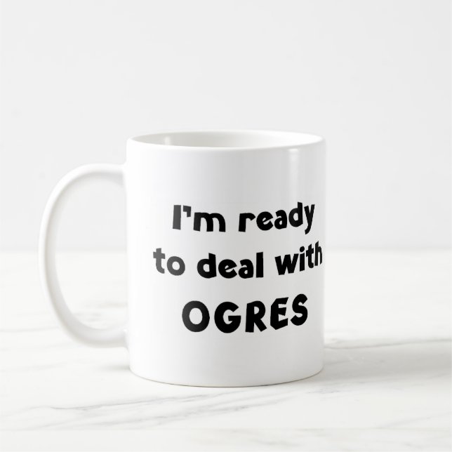 ogre deal med kaffemugg (Vänster)