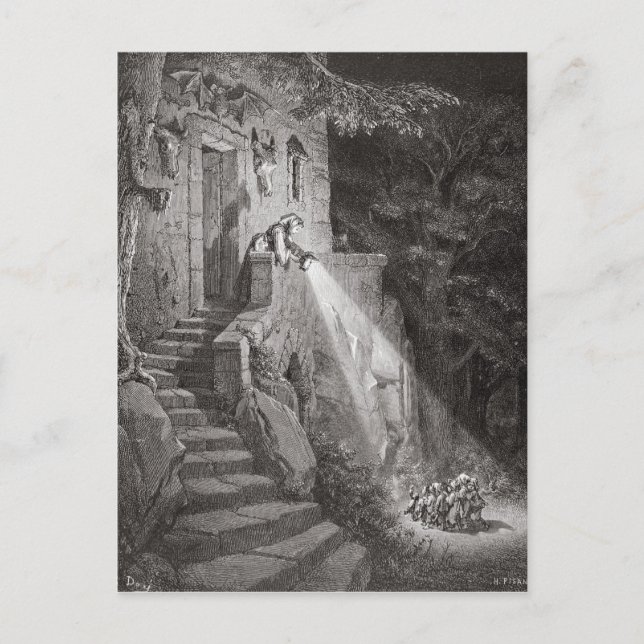 Ogre-djupet Vykort (Framsida)