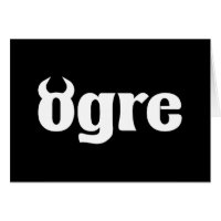 Ogre-hälsningskort