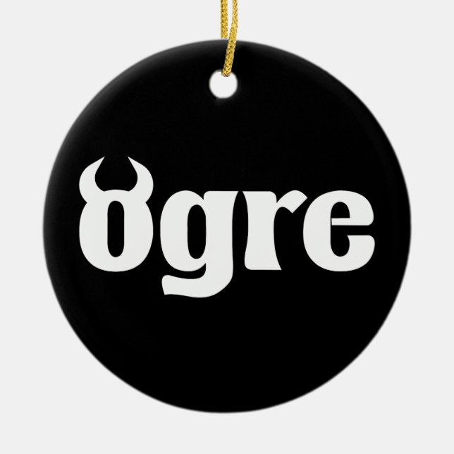 Ogre Julgransprydnad Keramik (Framsidan)