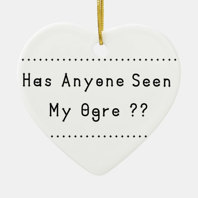 Ogre Julgransprydnad Keramik (Framsidan)
