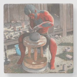 Ogre med hjälp av Underlägg av fantasy-ston med po