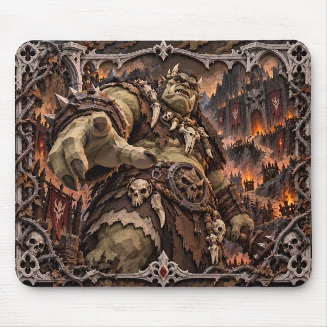 Ogre, Pappersklippsmonster Musmatta (Framsidan)