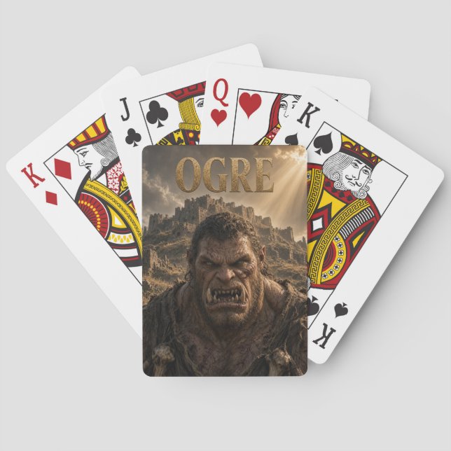Ogrespelkort, Pokerkort Casinokort (Baksidan)