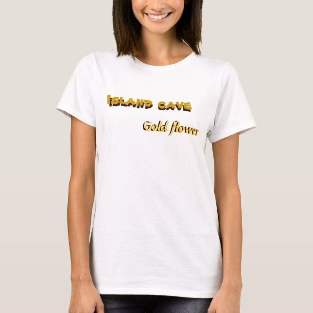 Ögrottan, Guld Flower Shirt T-shirt (Framsida)
