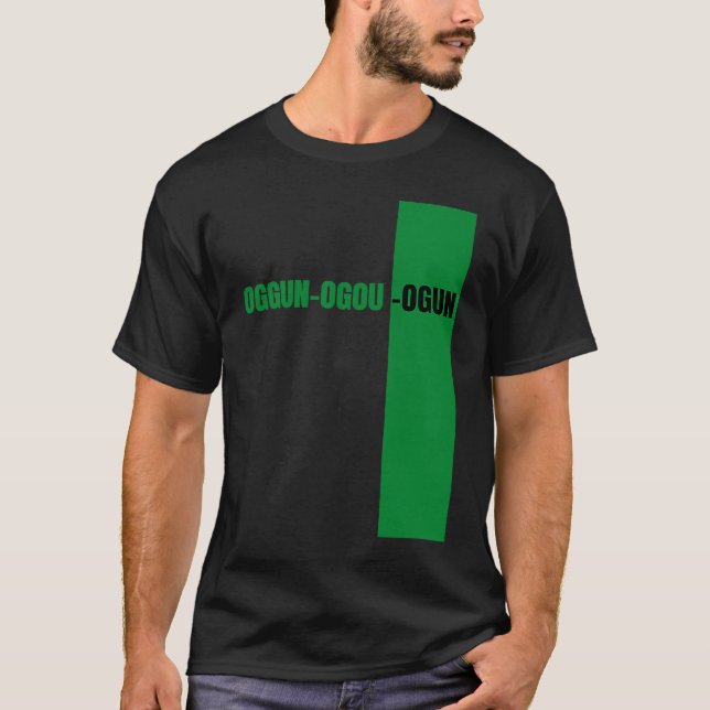Ogun Ogou Oggun T Shirt (Framsida)