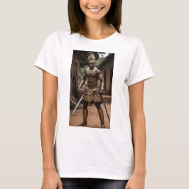 Ogun (Ogum) - Warrior of Järn and Strength T Shirt