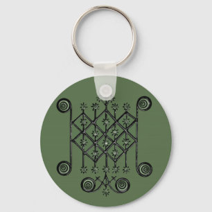 Ogun Veve Nyckelring