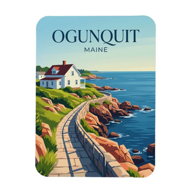 Ogunquit Maine Magnet (Vertikal)