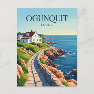 Ogunquit Maine Vykort