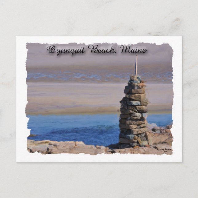 OgunSluta Beach Torn Vykort (Framsida)