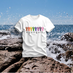 OgunSluta Maine Rainbow Lobsters T-shirt