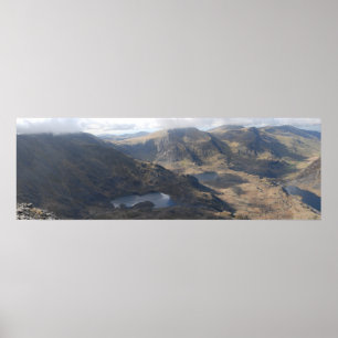 Ogwen dal, Snowdonia affisch