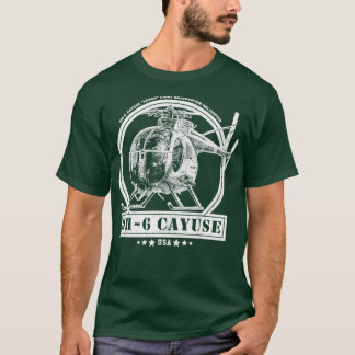 OH6 Loach Cayuse Helicopter T Shirt