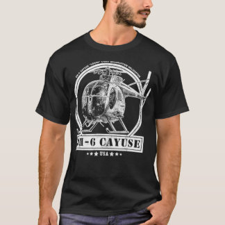 OH6 Loach Cayuse Helicopter  T Shirt
