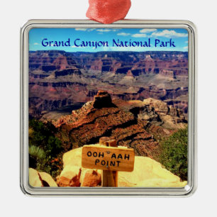 Oh Aah Point Grand Canyon nationalpark Julgransprydnad Metall