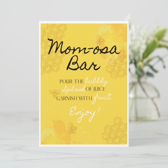 Oh Babee Mamma-osa Pub Bord Card (Stående Fram)