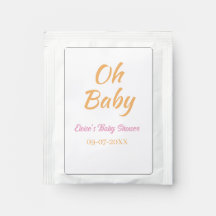 OH BABY BABY DUKATDOPP ORANGE PURPUR ENKEL MINIMAL