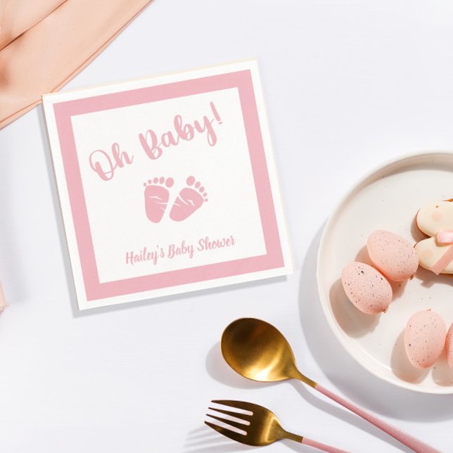 Oh Baby Baby Feet | Barnskor för Rosa Pappersservett (Skapare uppladdad)